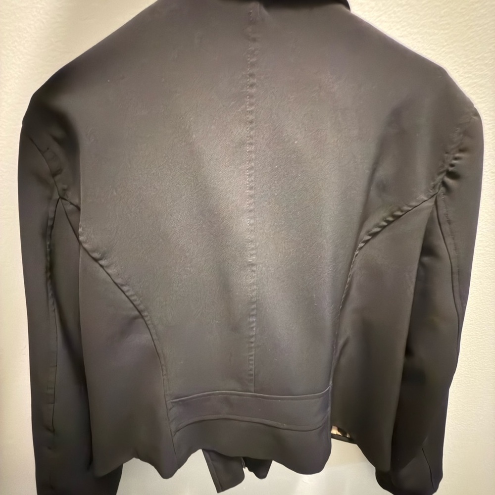 Bold Elements Black Asymmetrical Leather Jacket - image 2